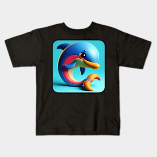 Animals, Insects and Birds - Dolphin #29 Kids T-Shirt